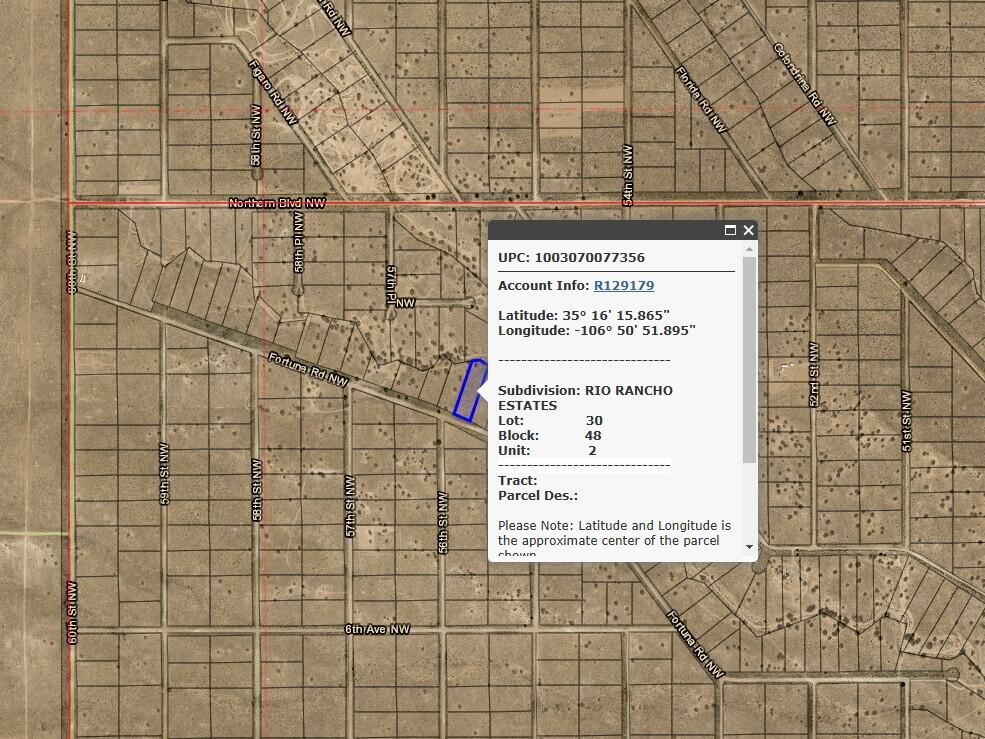 00 Fortuna Road, Rio Rancho, New Mexico image 1