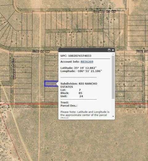 Photo of 0000 Espenosa Road NW, Rio Rancho, NM 87144 (MLS # 1102008)