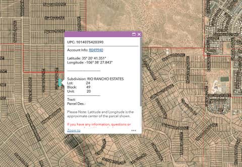 Vacant Land For Sale - Unit 20 7 Lots +/- 4.27 Ac<br/> Sandoval County, Rio Rancho, NM 87144