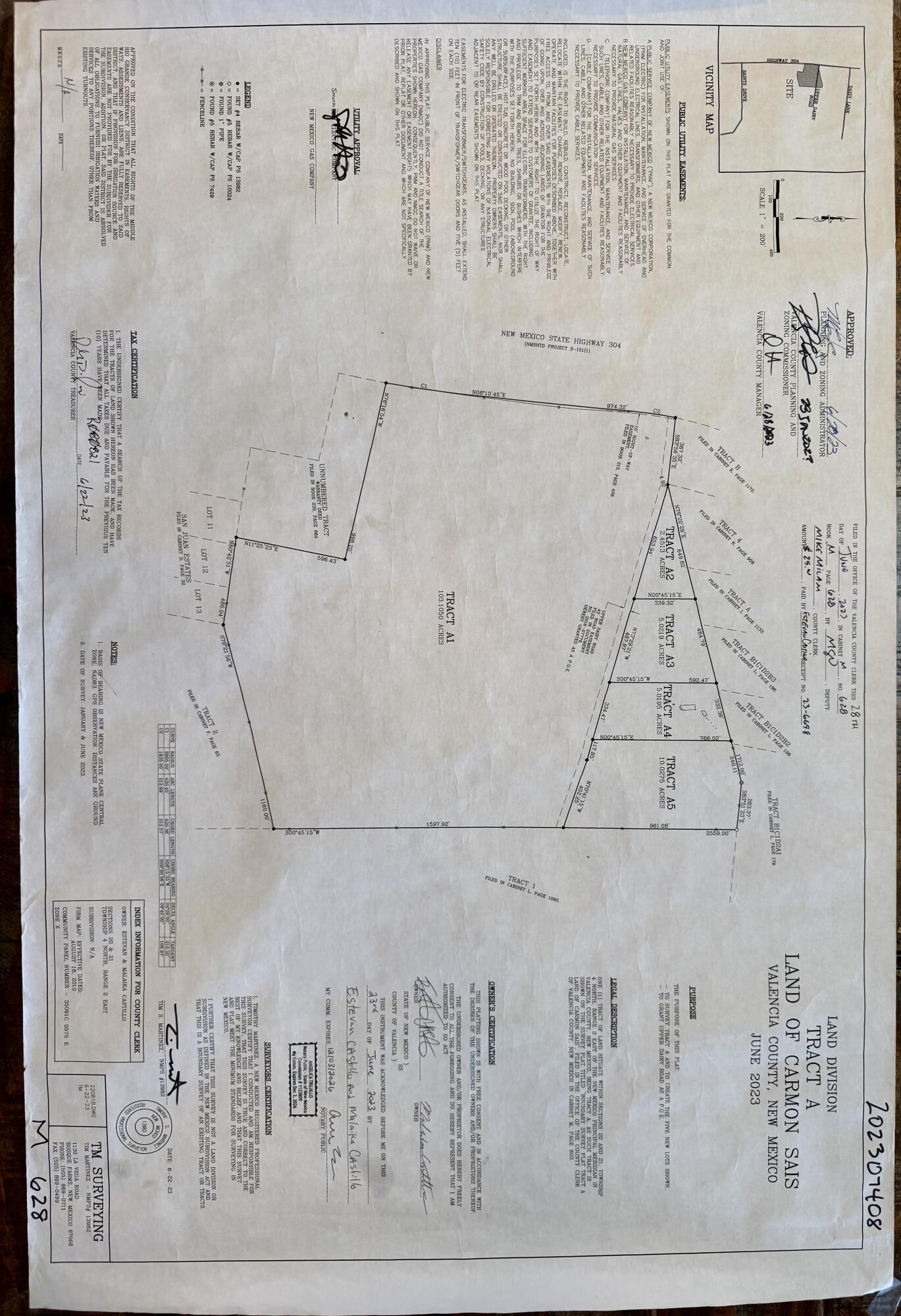 Upper Dairy Rd TRACT A1