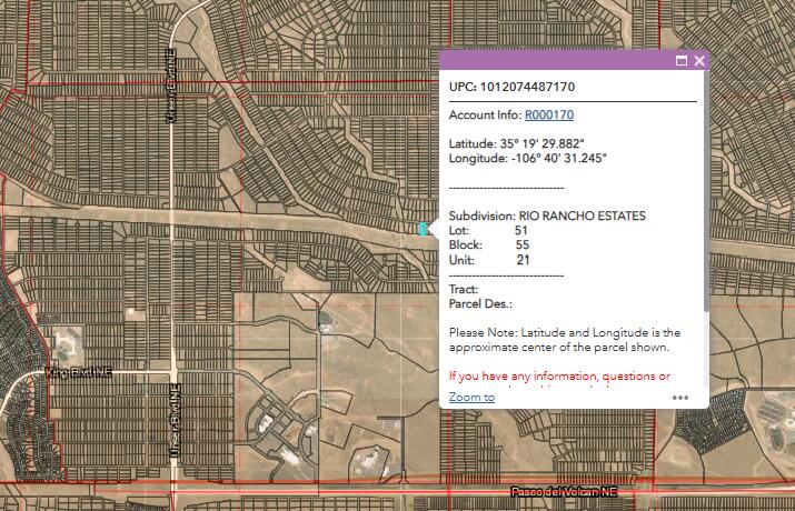 8 Lots at Rio Rancho Estates