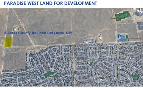 Irving Dirt Road Extension Boulevard NW Albuquerque NM 87114