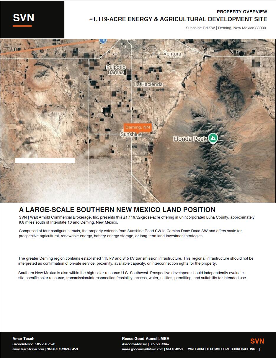 +/- 1,119.32AC Energy & A-1 Land