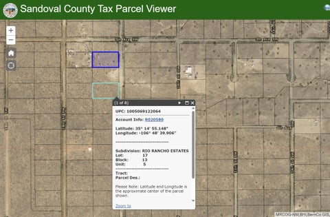 Vacant Land For Sale - LOT 17 37th Street<br/> Rio Rancho, NM 87124