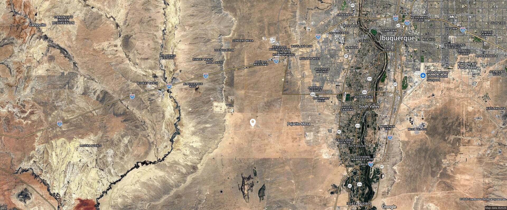 Off Pajarito (N88) Road SW