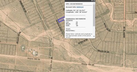Vacant Land For Sale - 4030 Tresimene Court #20<br/> Rio Rancho, NM 87144