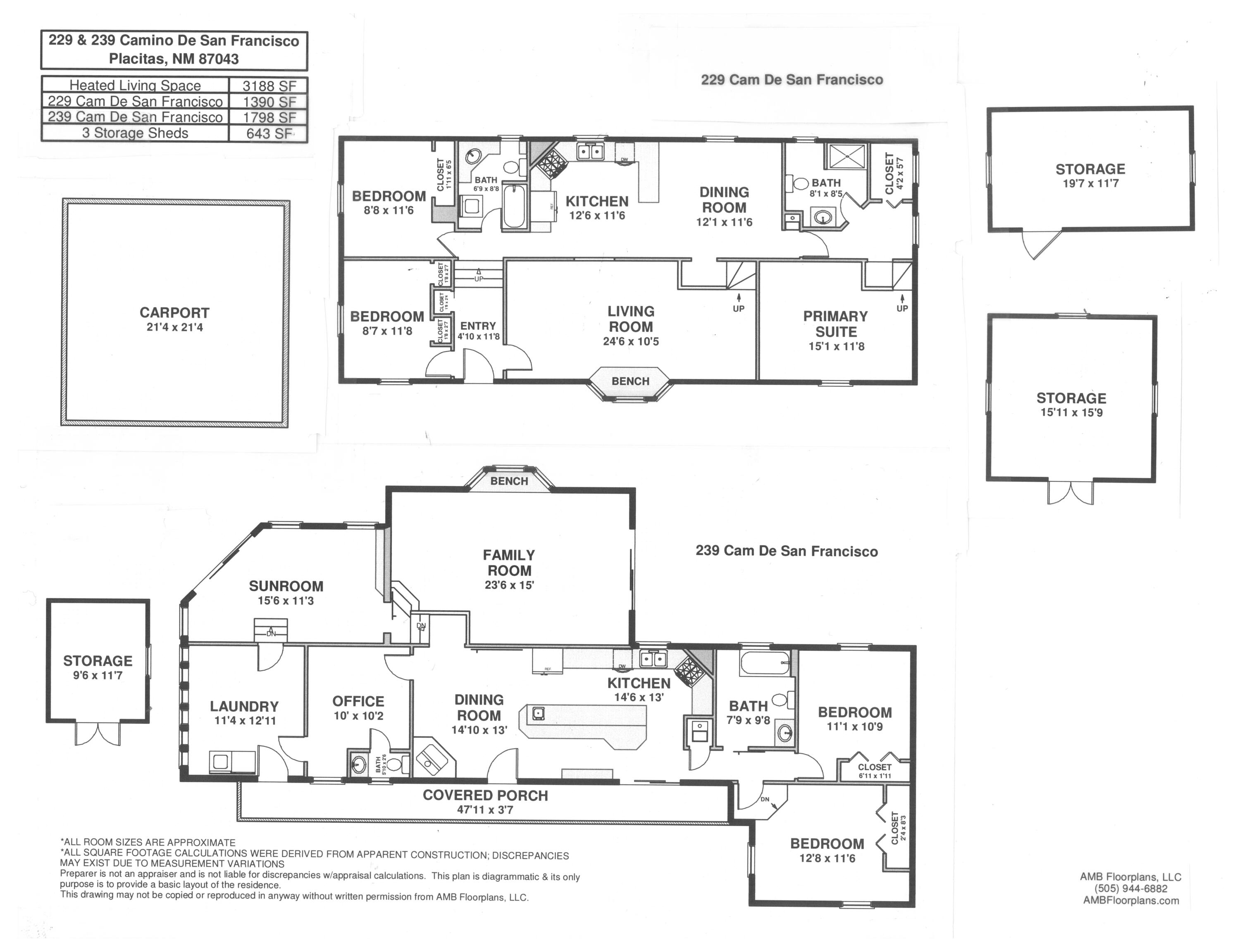 239 & 229 CAMINO DE SAN FRANCISCO