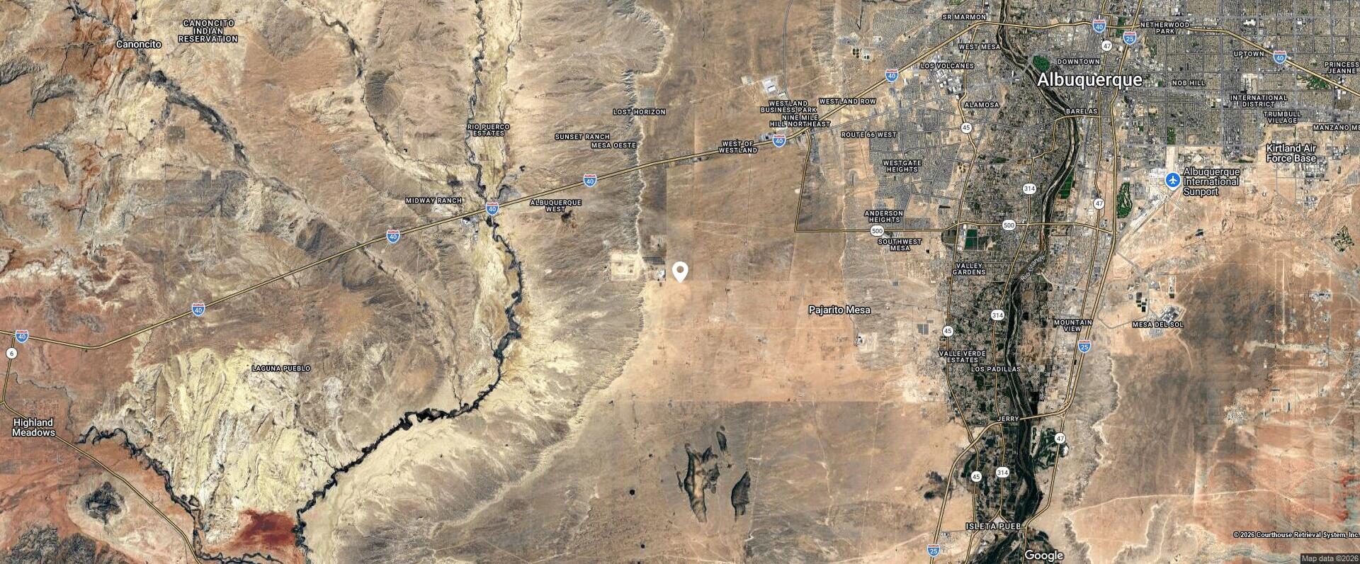 Off Pajarito (N72) Road SW