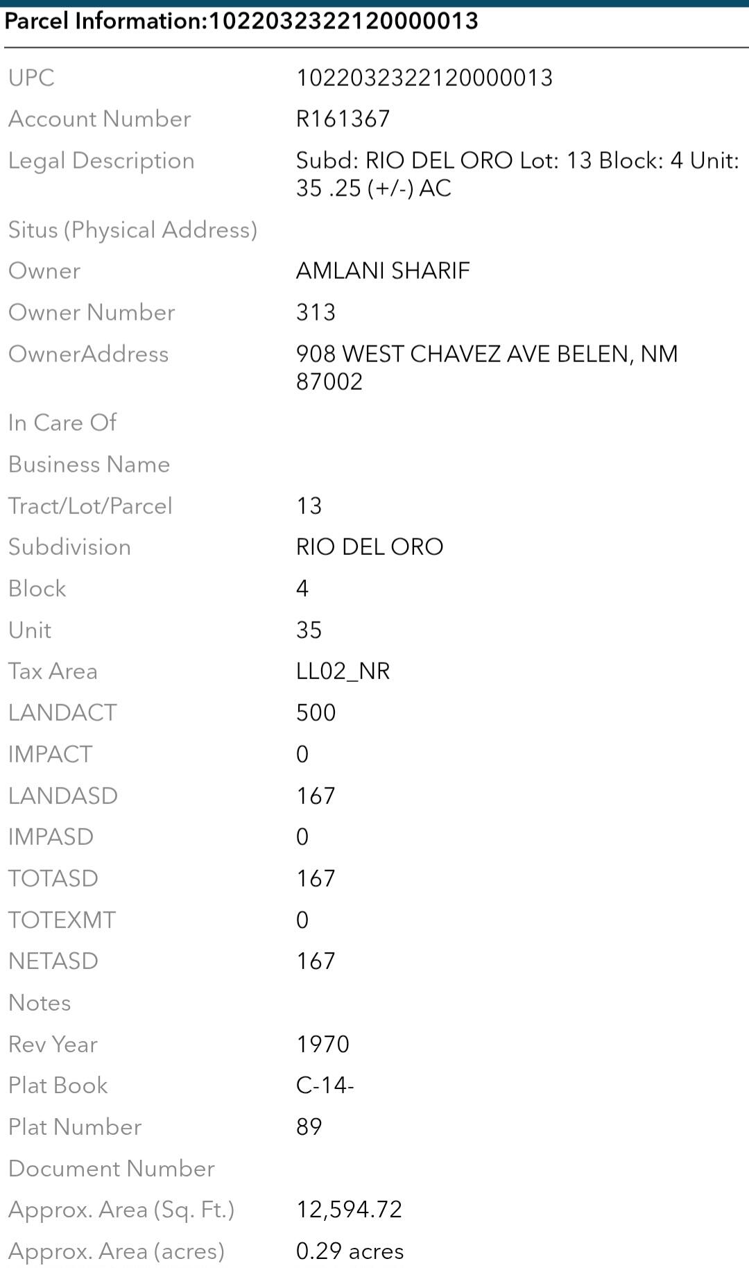 Photo 1 of 4 — 0 Rio Del Oro 13, Belen, NM 87002