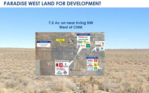 000 North of Irving Blvd NW Albuquerque NM 87114