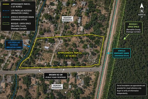 Vacant Land For Sale - 1991 Brown Road<br/> Bernalillo County, Albuquerque, NM 87105