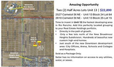 Vacant Land For Sale - Camelot Street<br/> Rio Rancho, NM 87144