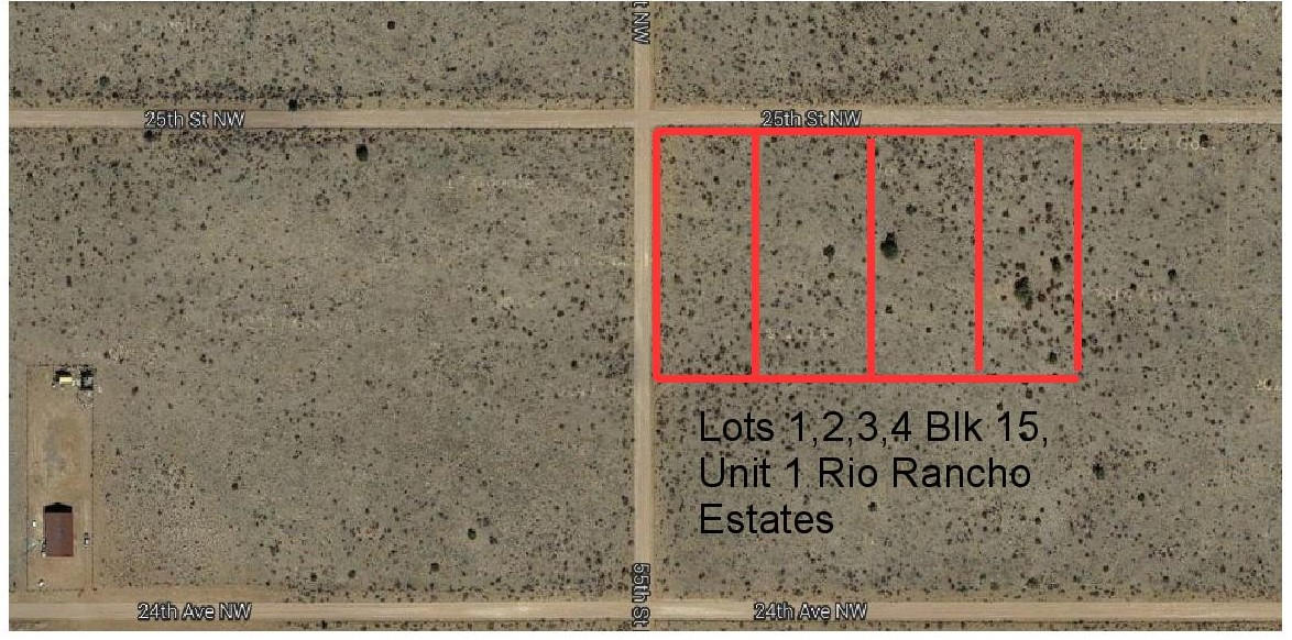 4 Lots 25th Avenue, Rio Rancho, New Mexico image 1