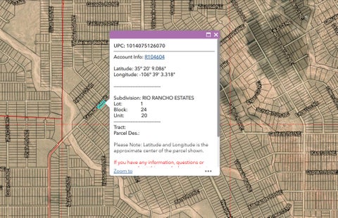Vacant Land For Sale - Unit 20 - 3 Lots<br/> Rio Rancho, NM 87144