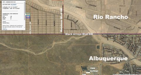 Vacant Land For Sale - 2109 2113 4th Street #9<br/> Rio Rancho, NM 87124