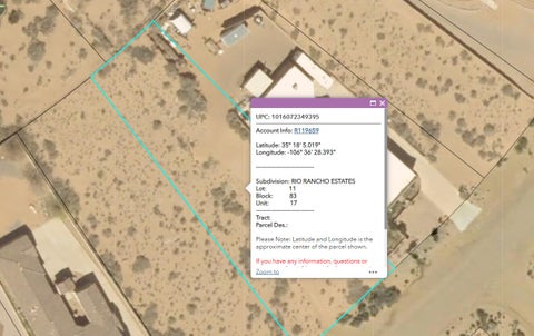 Vacant Land For Sale - 6040 Chayote Road<br/> Sandoval County, Rio Rancho, NM 87144