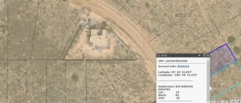 Vacant Land For Sale - 5126 Nambe Road #20<br/> Rio Rancho, NM 87144
