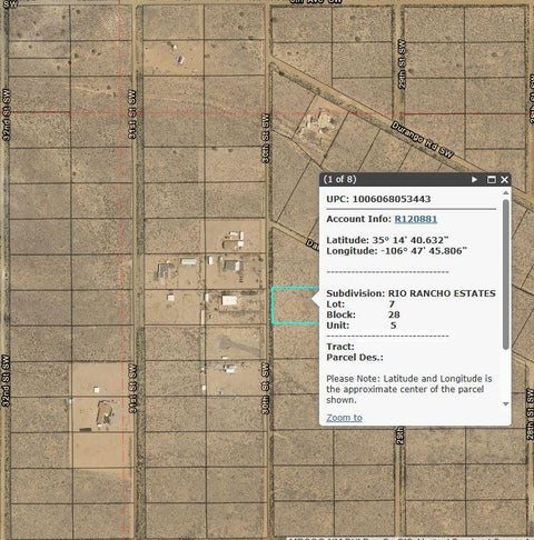 Vacant Land For Sale - 30th Street #5<br/> Rio Rancho, NM 87124