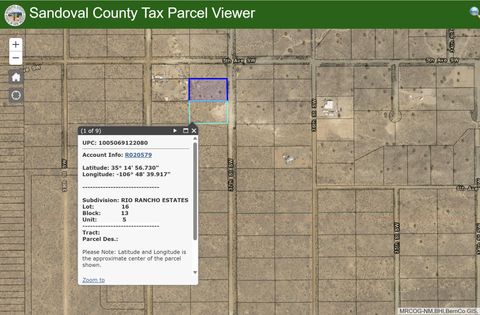 Vacant Land For Sale - LOT 15 37th Street<br/> Rio Rancho, NM 87124