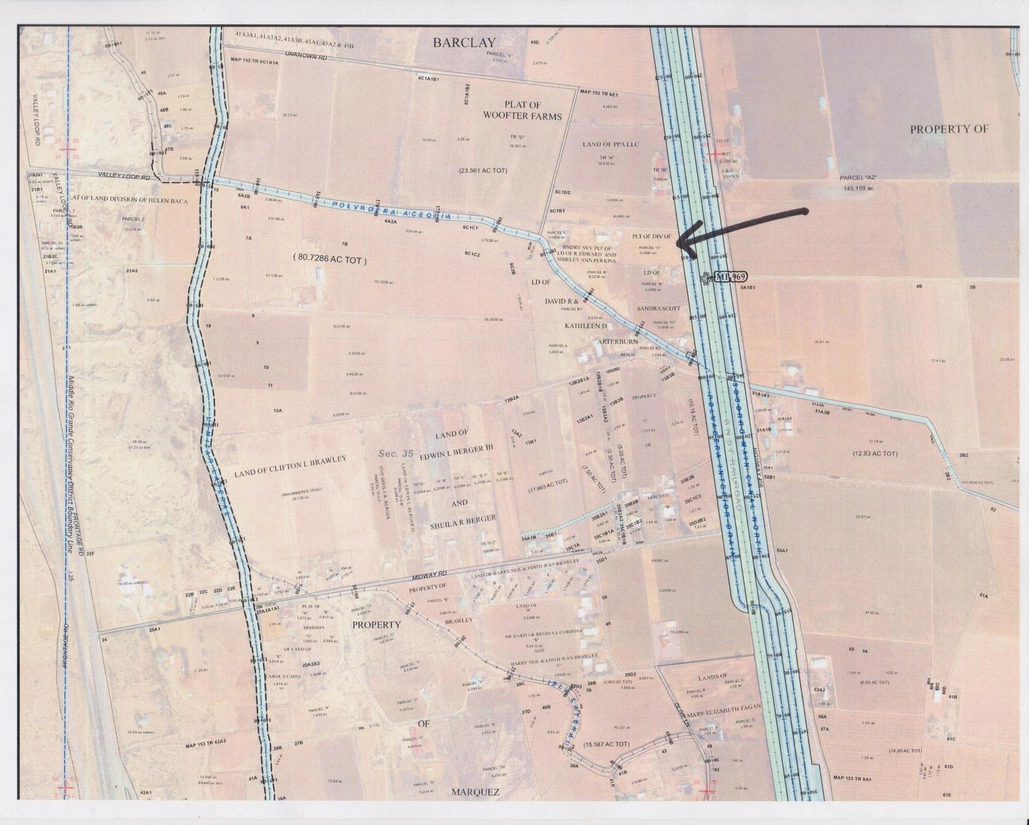 Midway Rd./ditch, Lemitar, New Mexico image 2