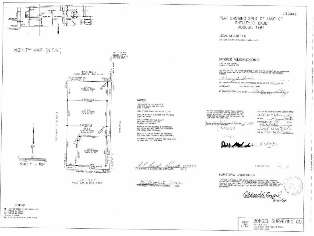 MESA ESTATES Lot: 7E1 Block: 6