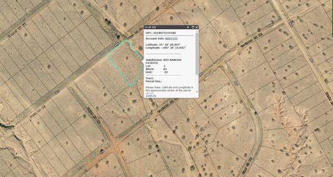 Vacant Land For Sale - 4836 Ferris Road<br/> Rio Rancho, NM 87144