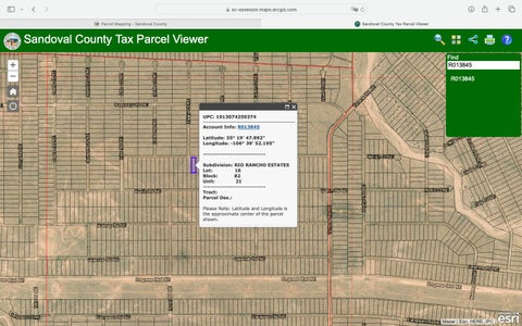 Vacant Land For Sale - Welkin (u21blk82l16) Road Ne Road<br/> Rio Rancho, NM 87144