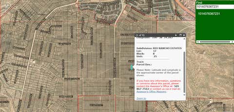 Vacant Land For Sale - Nashville (u25b8l17) Road<br/> Rio Rancho, NM 87144