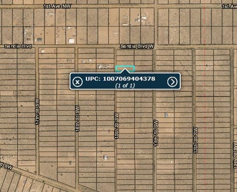 Vacant Land For Sale - 2 Lots +/- 1.5 Ac Unit 8<br/> Rio Rancho, NM 87124