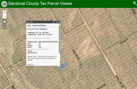 Vacant Land For Sale - 1700 3rd Street<br/> Rio Rancho, NM 87144