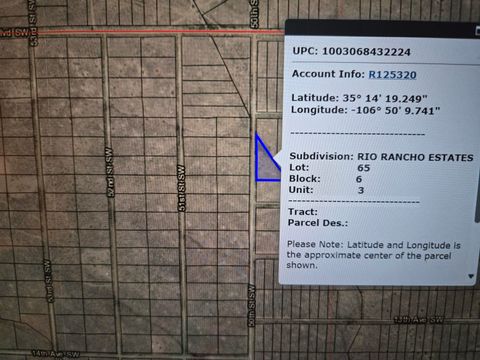 0 50th St SW Blk 6 Lot 65 Unit 3 Rio Rancho NM 87124