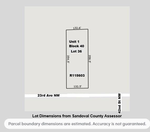 Lot 36 23rd Avenue, Rio Rancho, New Mexico image 2