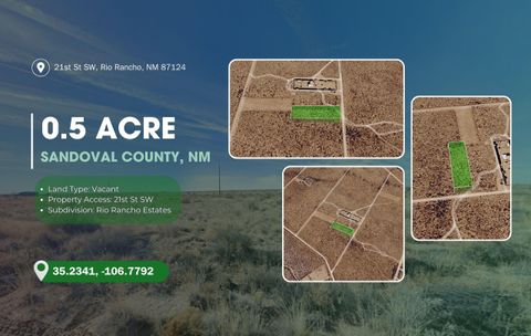 Vacant Land For Sale - 21st Avenue<br/> Rio Rancho, NM 87124