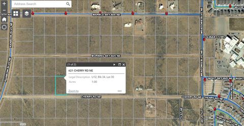 Vacant Land For Sale - 621 Cherry Road<br/> Rio Rancho, NM 87144