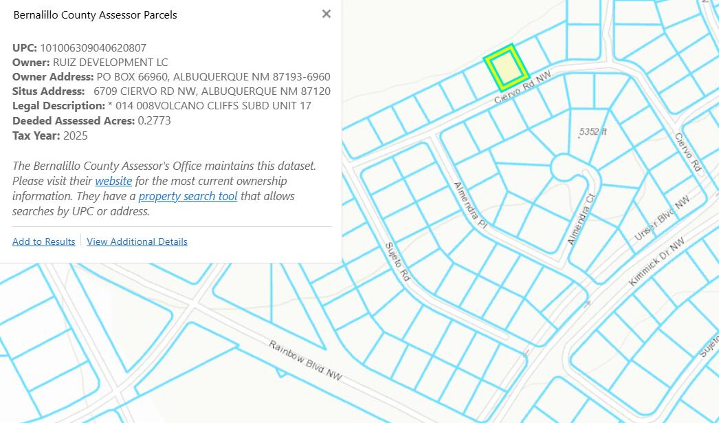 9 Lots Volcano Cliffs Subd NW