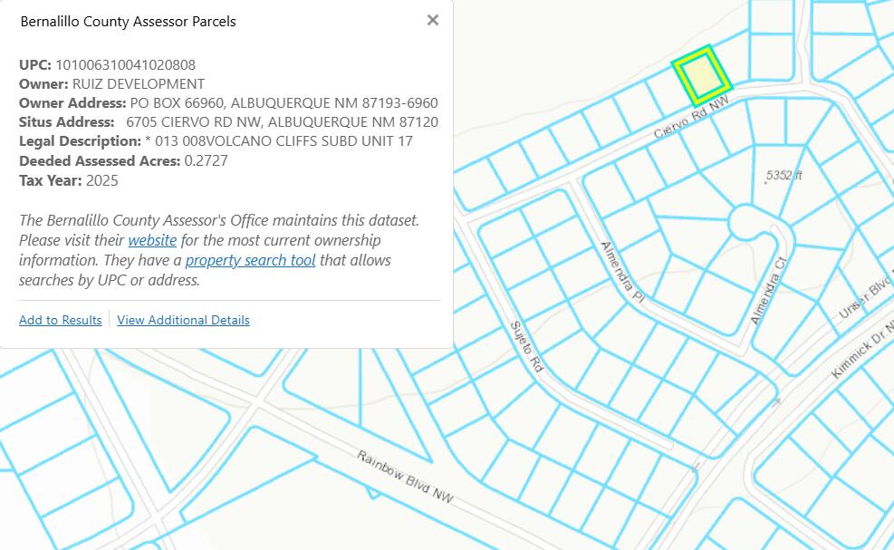 9 Lots Volcano Cliffs Subd NW
