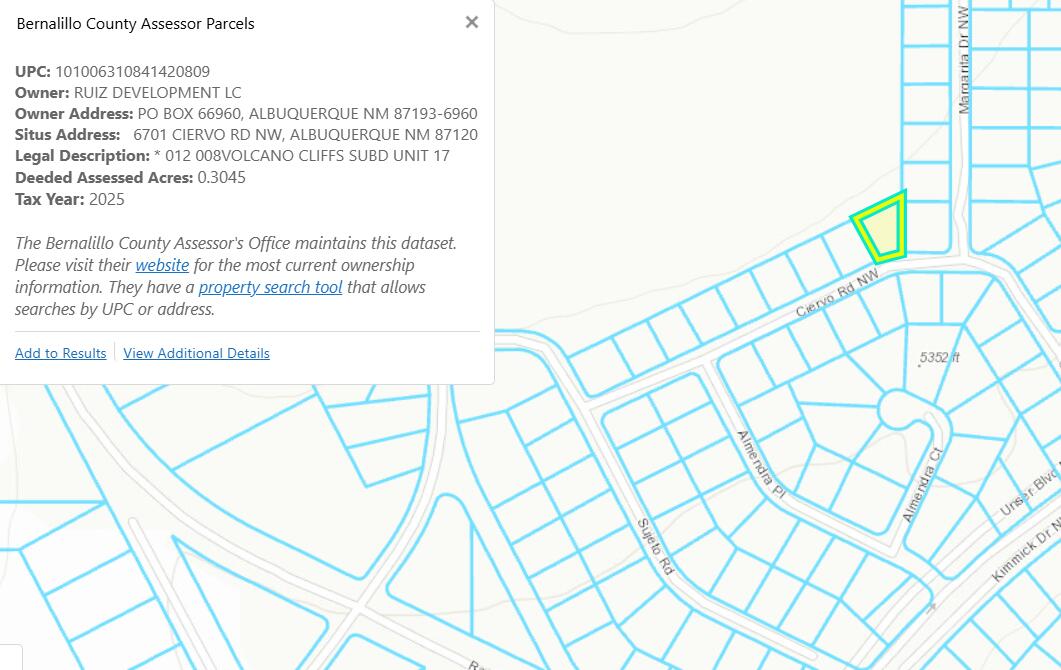 9 Lots Volcano Cliffs Subd NW
