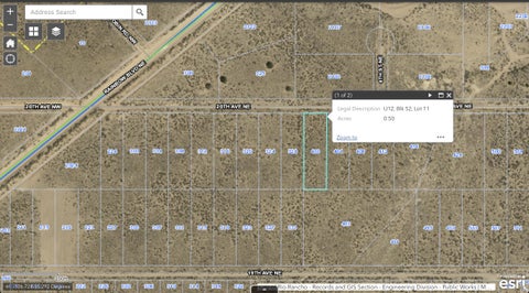 Vacant Land For Sale - 400 20th Avenue<br/> Sandoval County, Rio Rancho, NM 87144
