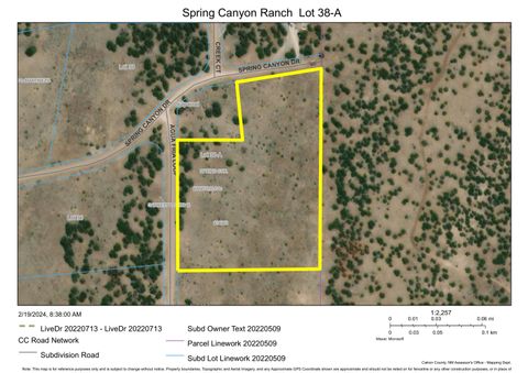 Vacant Land For Sale - LOT 38A Agua Fria Loop<br/> Catron County, Quemado, NM 87829