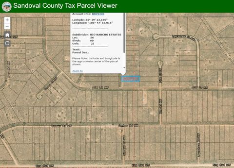 Vacant Land For Sale - Sprite Court<br/> Rio Rancho, NM 87144