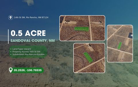 Vacant Land For Sale - 14th Street<br/> Sandoval County, Rio Rancho, NM 87124