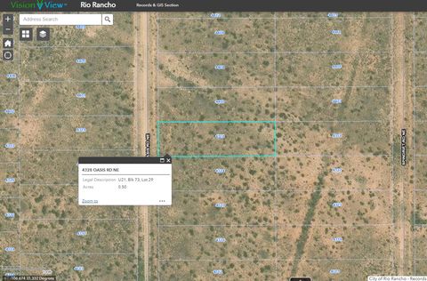 Vacant Land For Sale - 4328 Oasis Road<br/> Rio Rancho, NM 87144