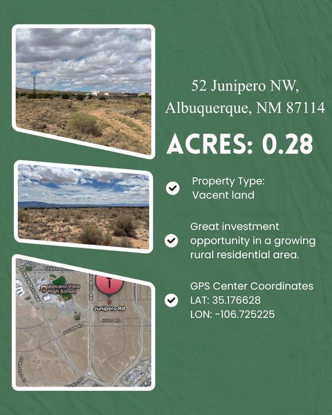 Vacant Land For Sale - 52 Junipero<br/> Bernalillo County, Albuquerque, NM 87114