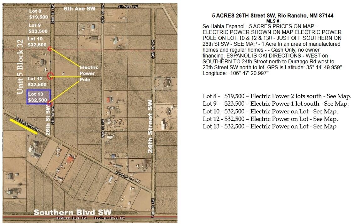 U5 B32 L10 26th Street SW