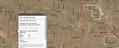 Vacant Land For Sale - XXX 54th Street #1<br/> Rio Rancho, NM 87144