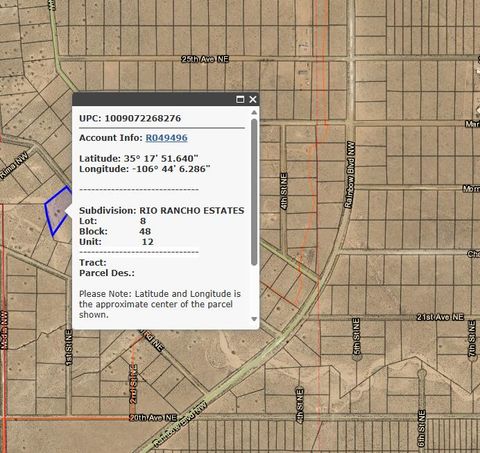 Photo of Date Road NE, Rio Rancho, NM 87144 (MLS # 1102558)