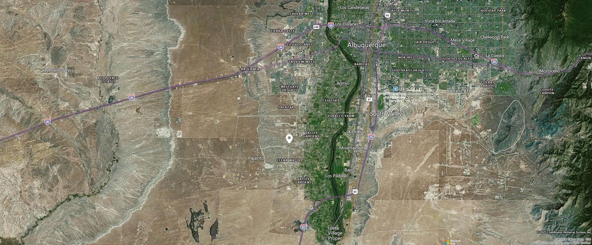 Off Pajarito (WF 15) Road SW