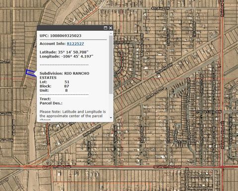 Vacant Land For Sale - Hidalgo Road<br/> Rio Rancho, NM 87124