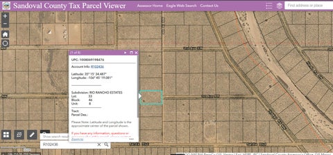Vacant Land For Sale - 11th (u8 B46 L33) Street<br/> Rio Rancho, NM 87124