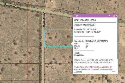 Vacant Land For Sale - 22nd Street<br/> Rio Rancho, NM 87144